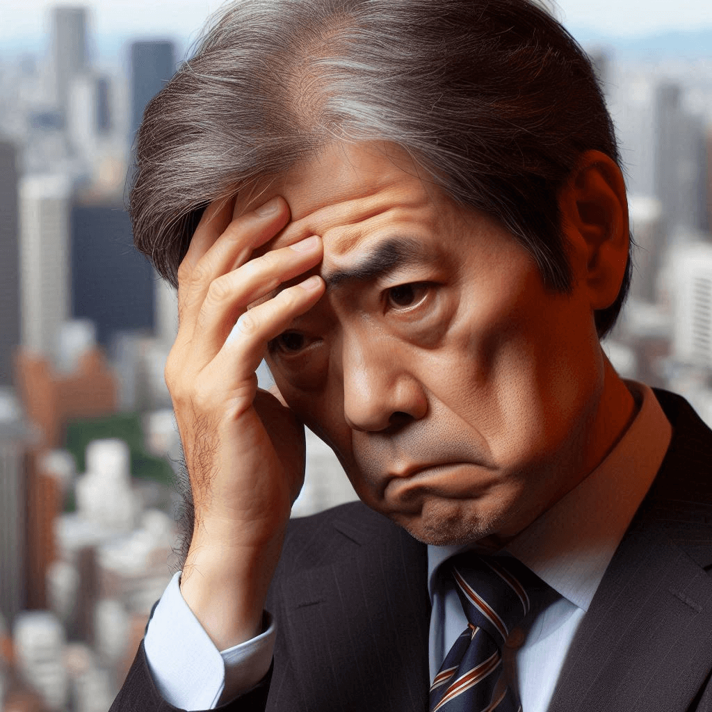 悩む社長